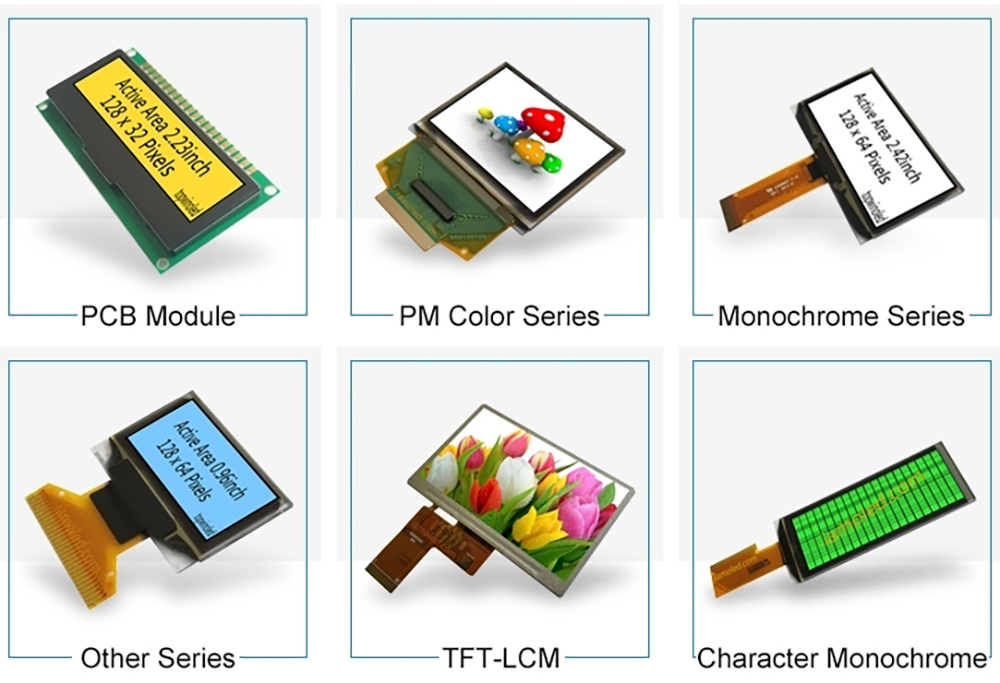 Blue color character 16x1 LCD display module